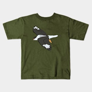 Southern Crested Caracara Kids T-Shirt